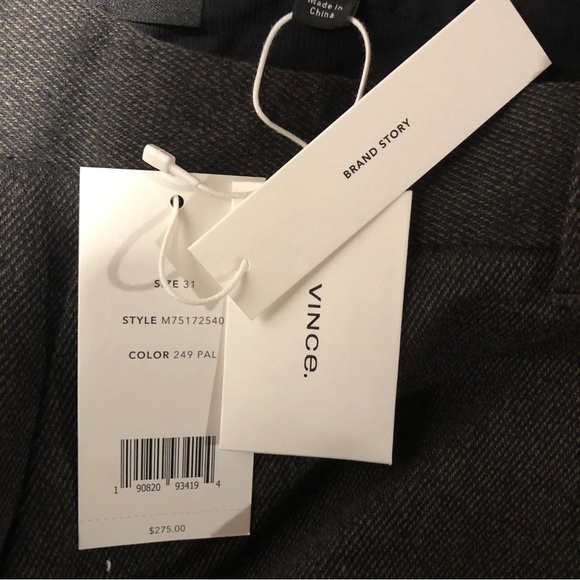 NWT Vince textured heather pattern slim fit Griffith size 31 - Picture 7 of 9